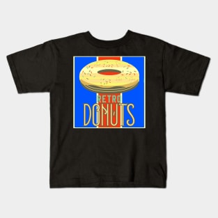 RETRO DONUTS VINTAGE FLAVOR RC01 Kids T-Shirt